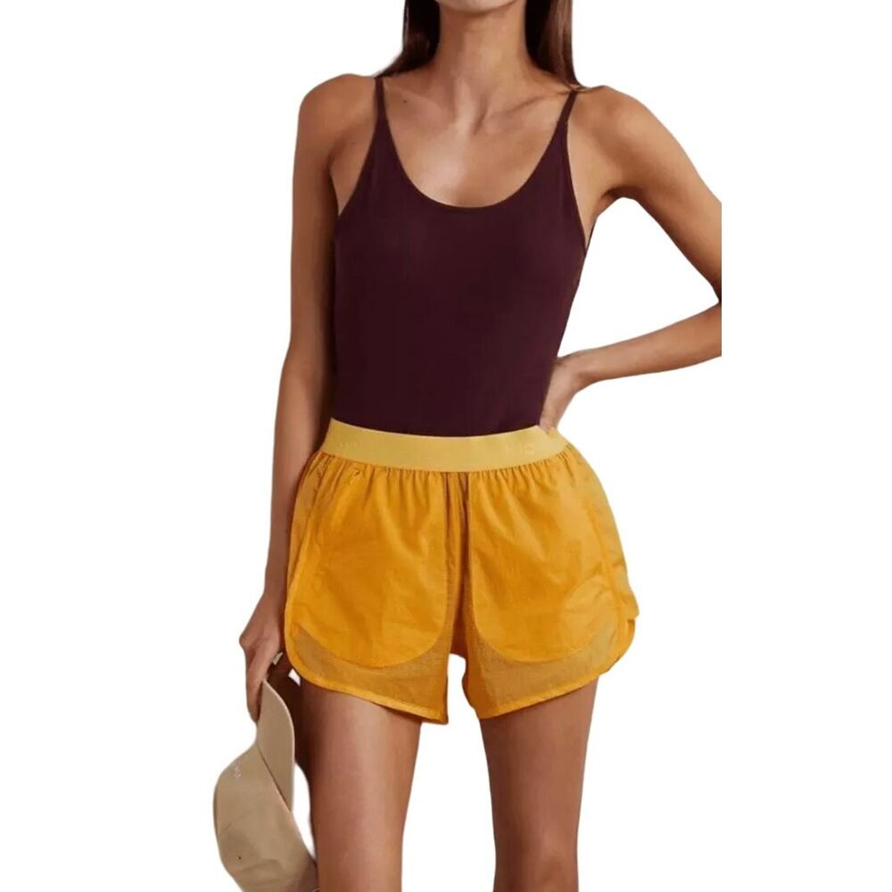 OUTDOOR VOICES Womens Leotard Bodysuit Small Shiraz Red SuperForm Rib Tank NWT